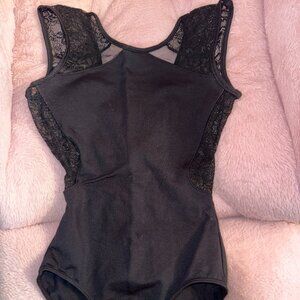 Black Dance Leotard Adult Size 4 (Small), So Danca brand